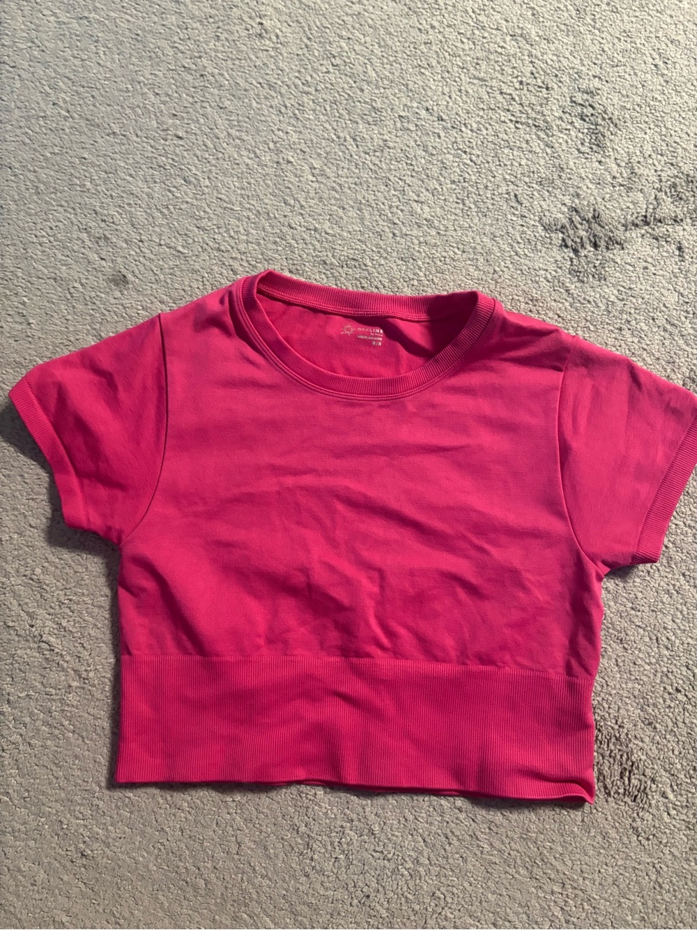 Aerie Offline Hot Pink workout top